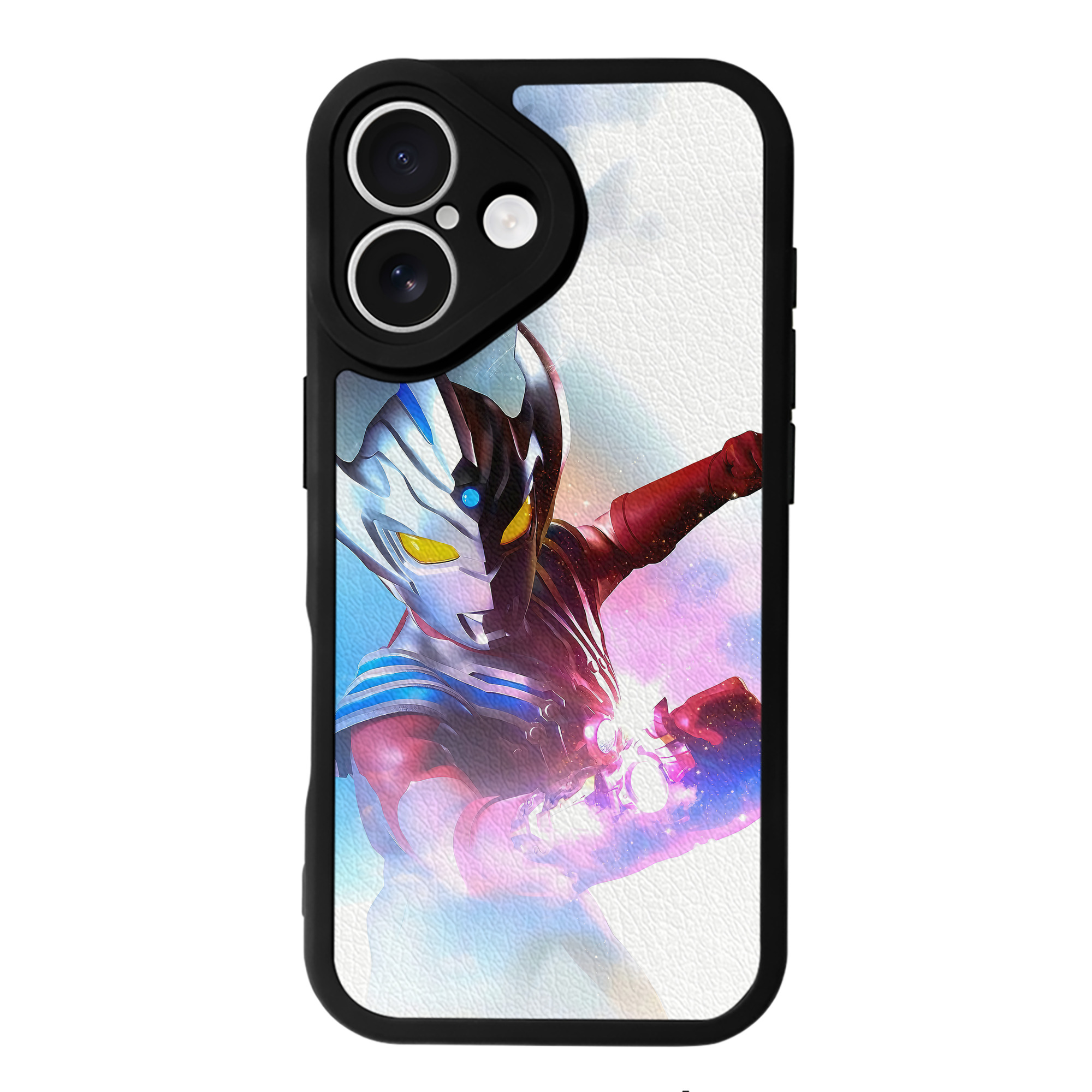 （画像用） ウルトラマン Ultraman 【iPhone 16シリーズ対応】シリコンスマホケース（レザー調） 材質：シリコン